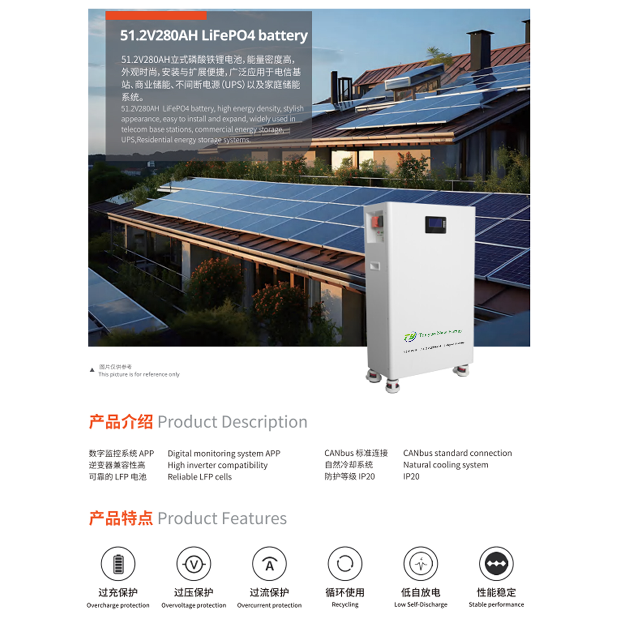 51.2V280AH LiFePO4 Battery - Image 3